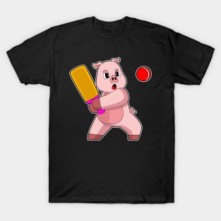 Pig Cricket Cricket bat T-Shirt